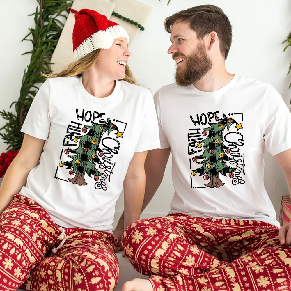 Faith Hope Christmas Shirt