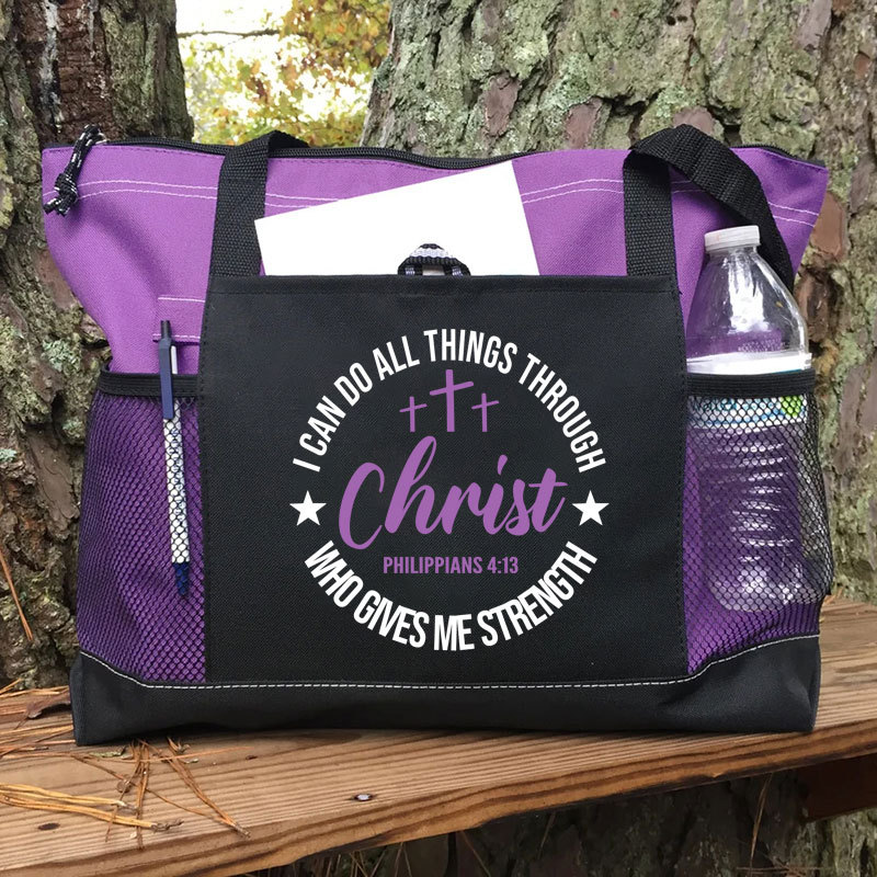 I Can Do All Things Philippians 4:13 Tote Bag