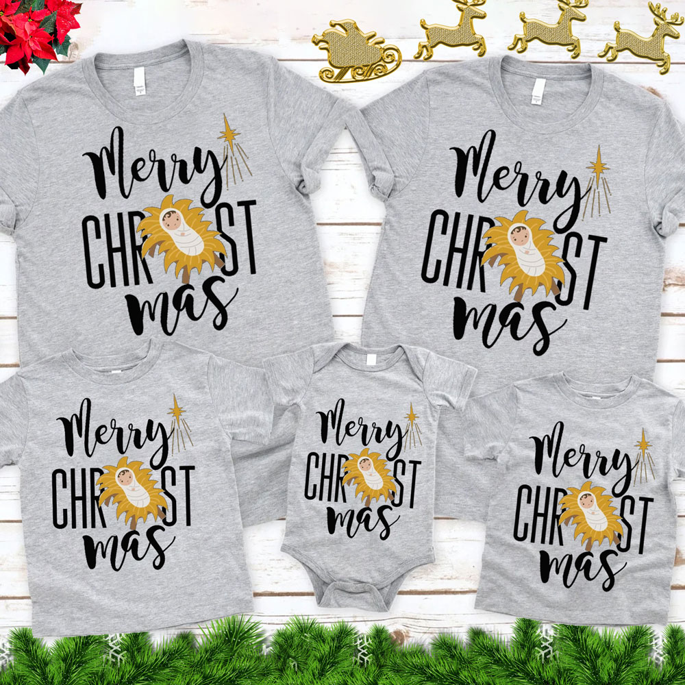 Merry Christmas Family Matching Shirts