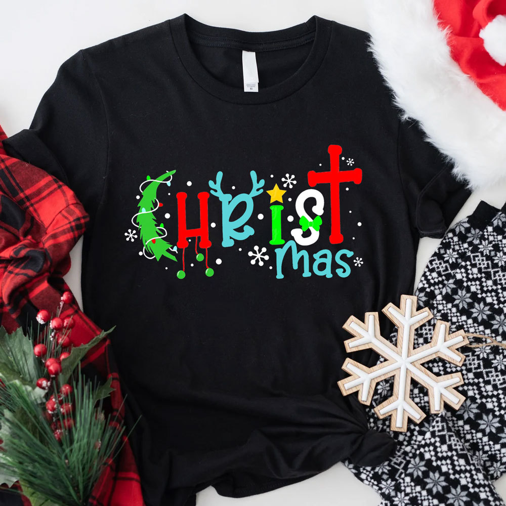 Christ Mas Holiday Christian Christmas T-Shirt