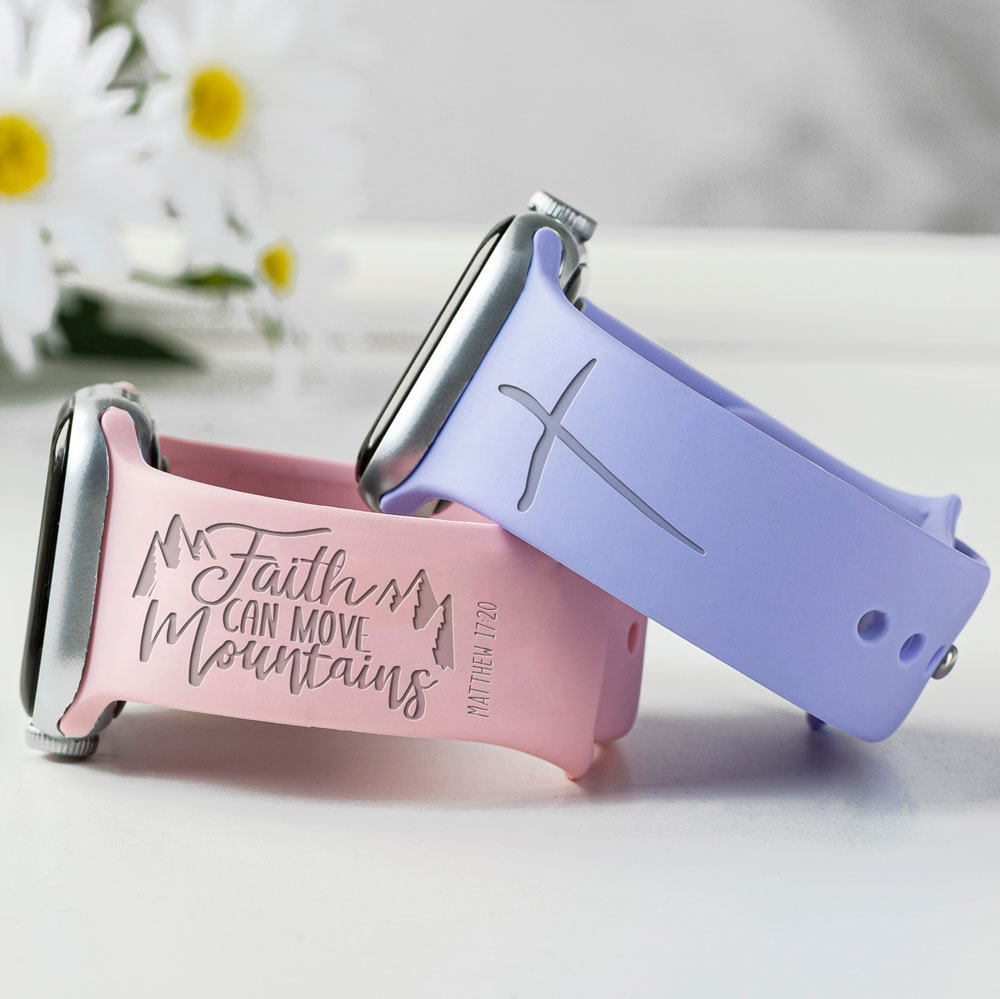 Faith Can Move Mountains Watch Band