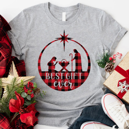 Best Gift Ever Nativity Scene Christmas Shirt