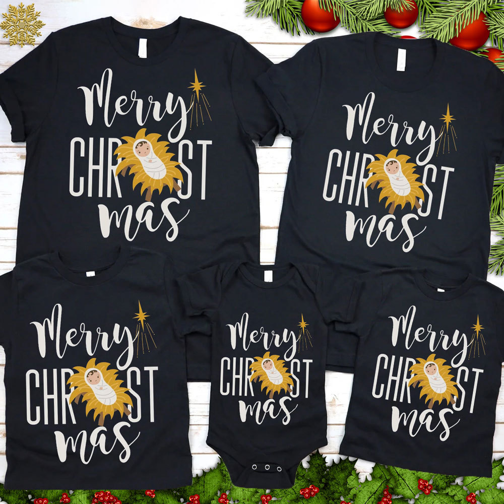 Merry Christmas Family Matching Shirts
