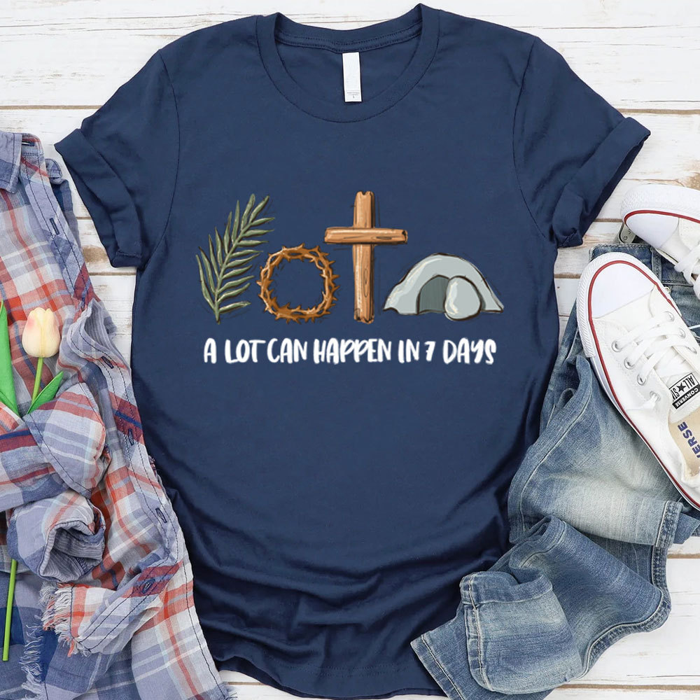 A Lot Can Happen in 7 Days Shirt Sale-GuidingCross