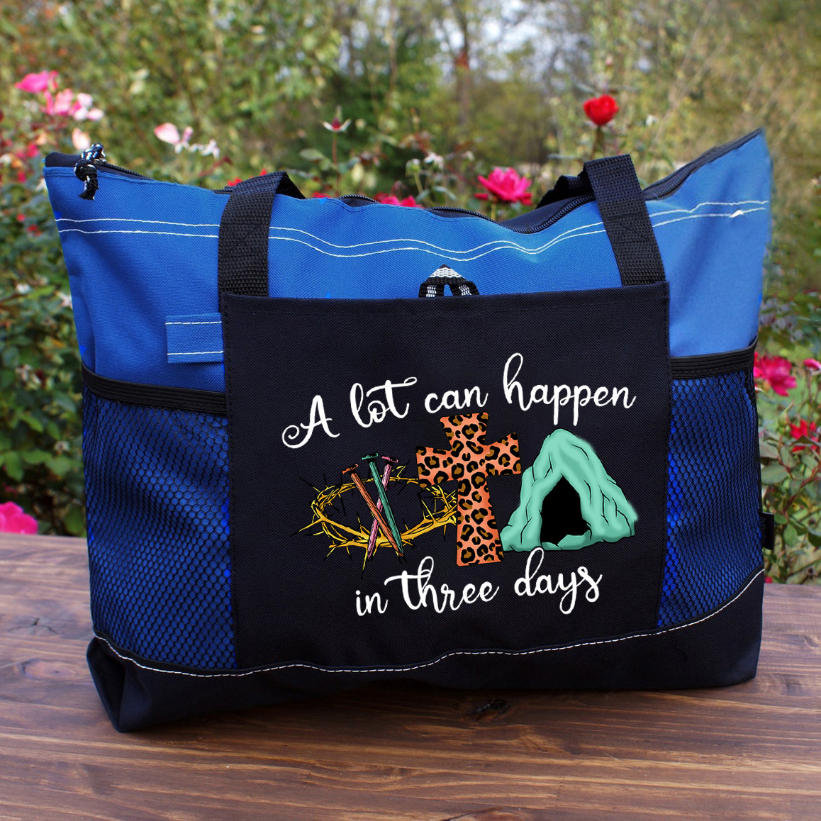 A Lot Can Happen in Three Days Christian Tote Bag