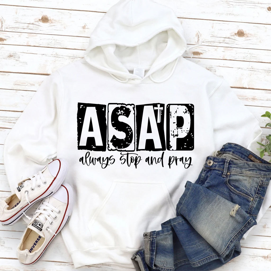 ASAP Always Stop And Pray Hoodie