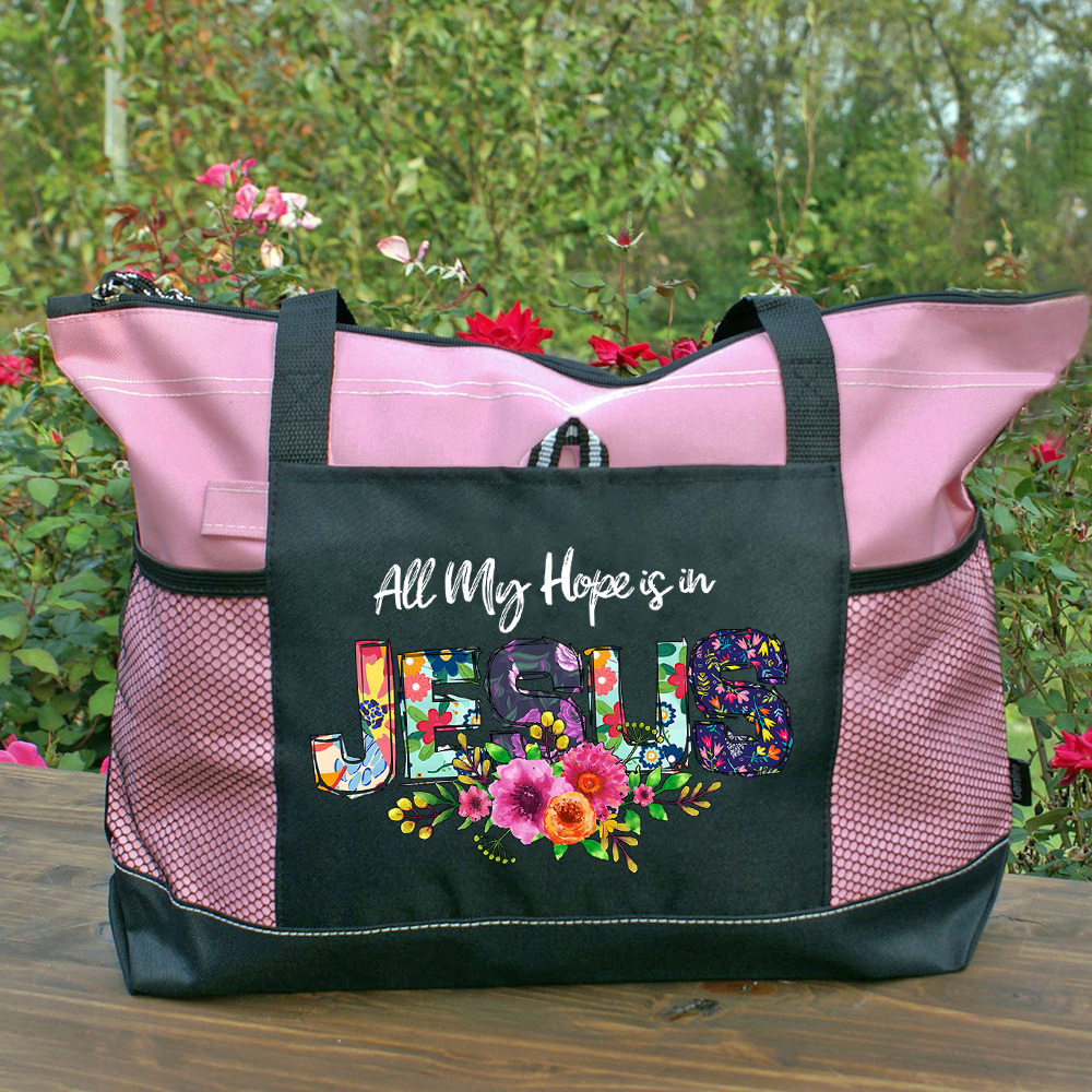 All My Hope Is in Jesus Tote Bag
