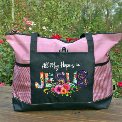 All My Hope Is in Jesus Tote Bag
