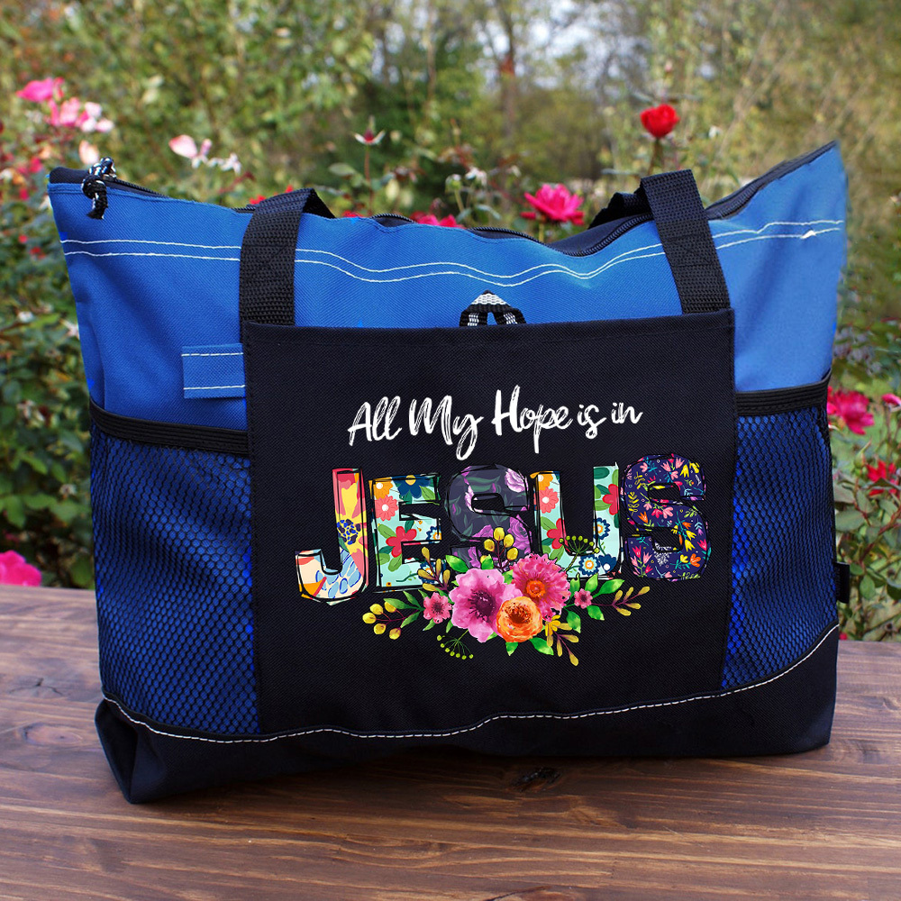 All My Hope Is in Jesus Tote Bag