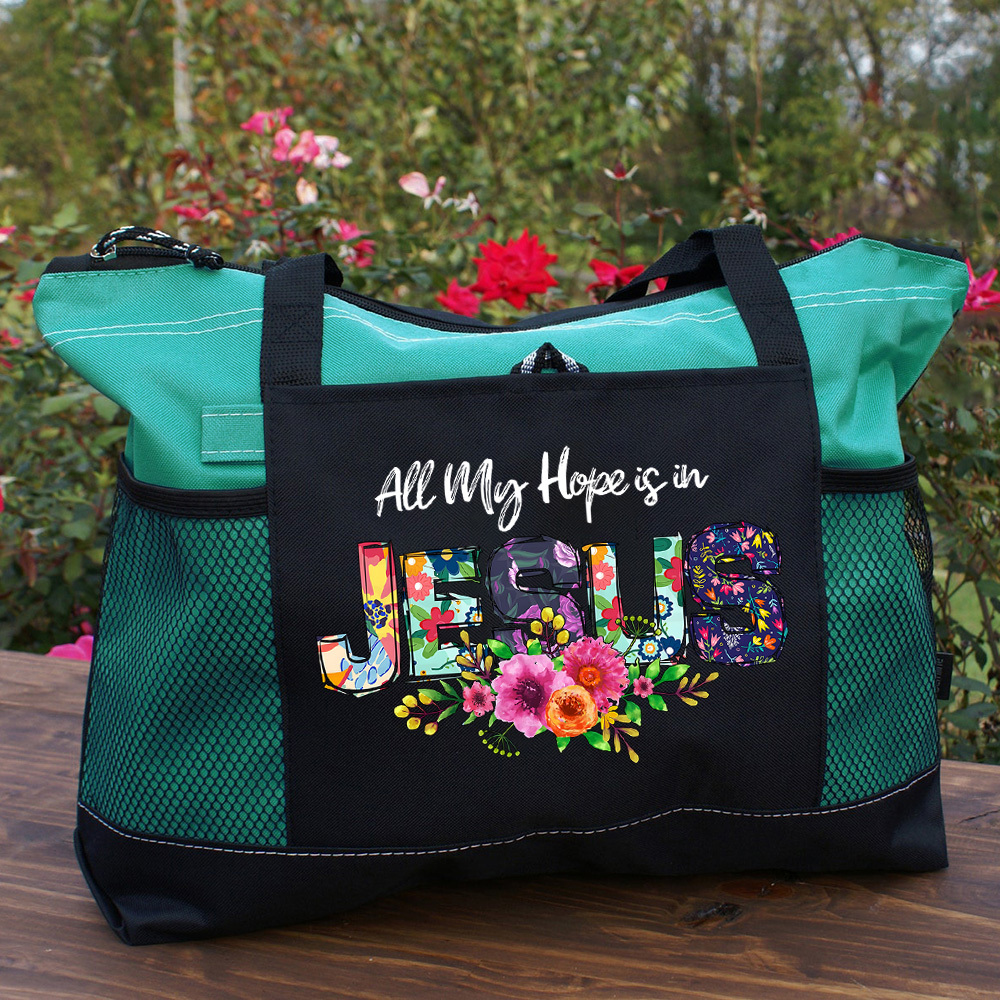 All My Hope Is in Jesus Tote Bag