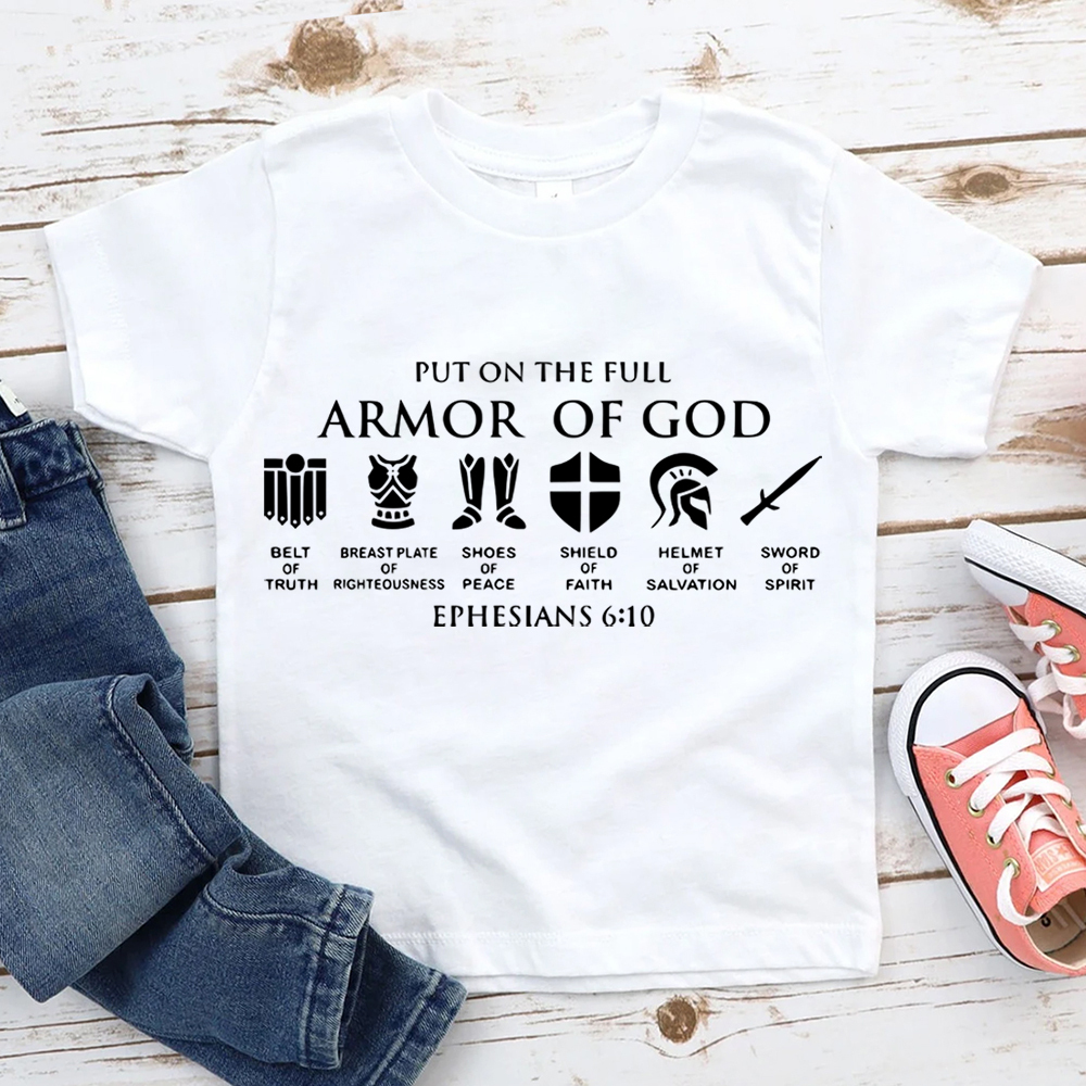 Armor of God Kids Shirt Sale-GuidingCross