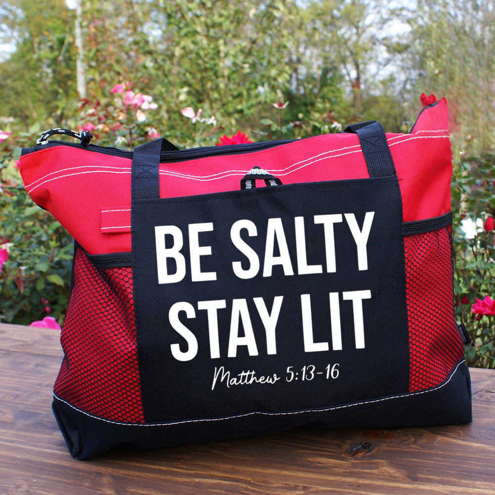 Be Salty and Stay Lit Tote Bag