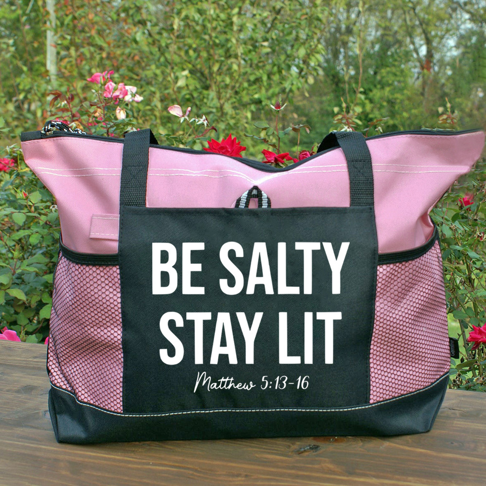 Be Salty and Stay Lit Tote Bag