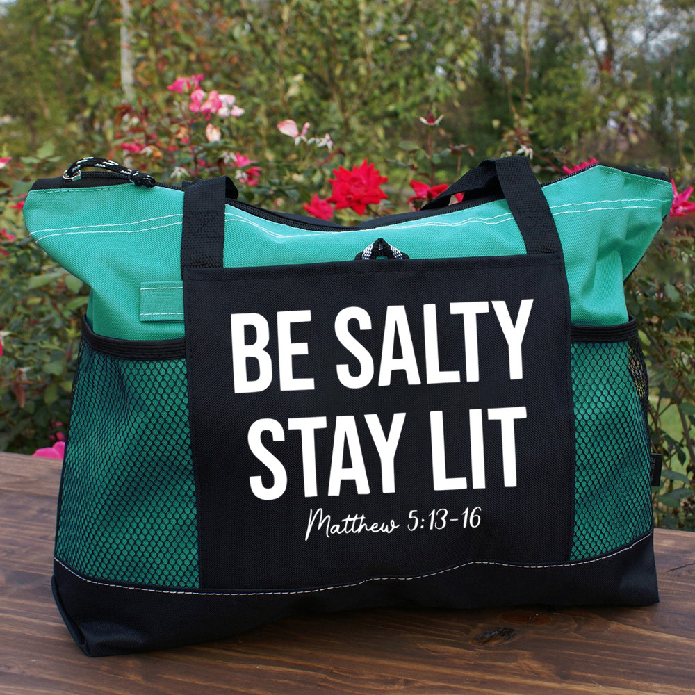 Be Salty and Stay Lit Tote Bag