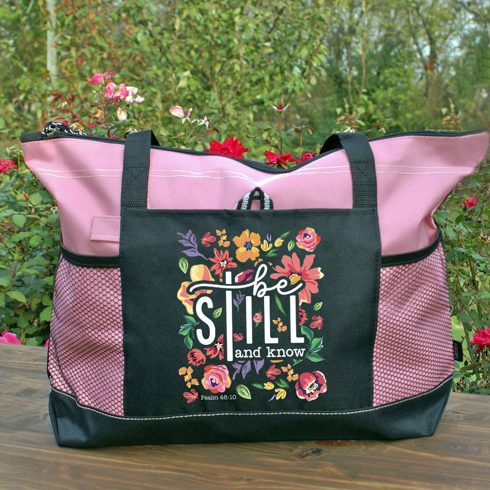 Be Still Floral Tote Bag