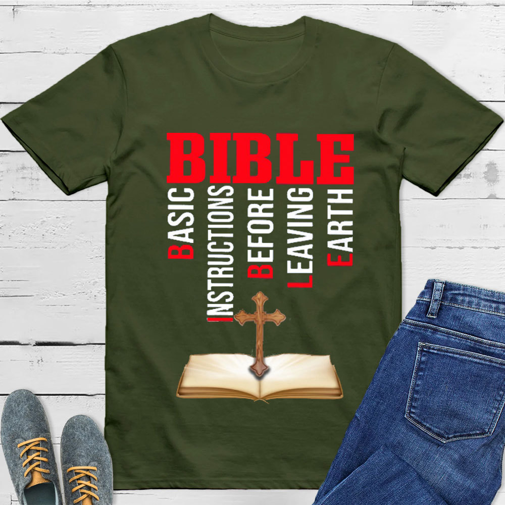 Bible Basic Instructions Before Leaving Earth Classic T-Shirt