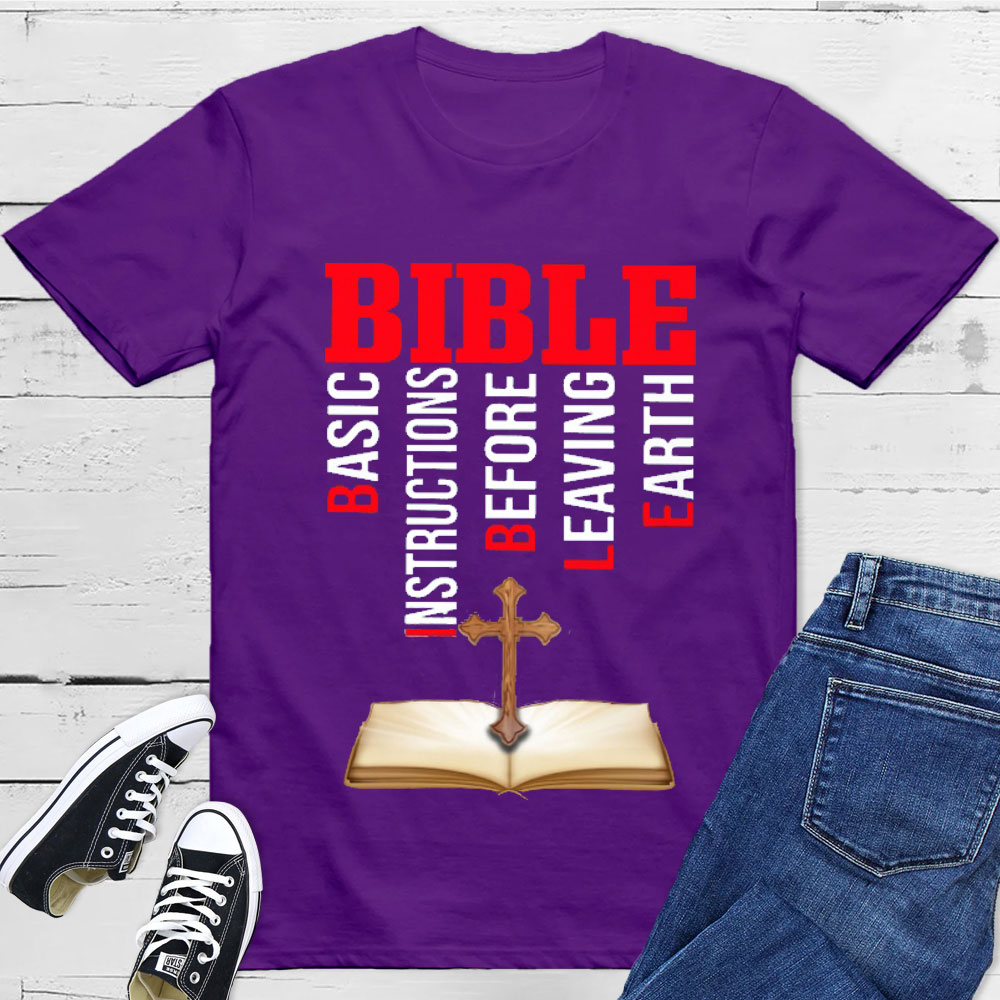 Bible Basic Instructions Before Leaving Earth Classic T-Shirt
