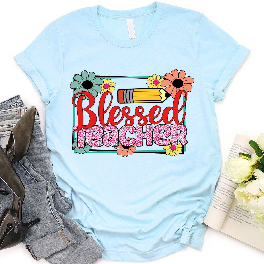 Blessed Teacher Christian T-Shirt
