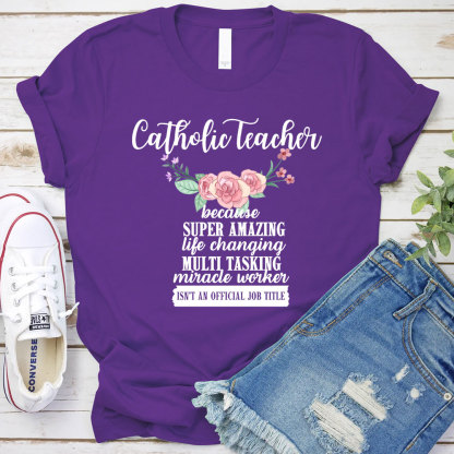 Catholic Teacher T-Shirt