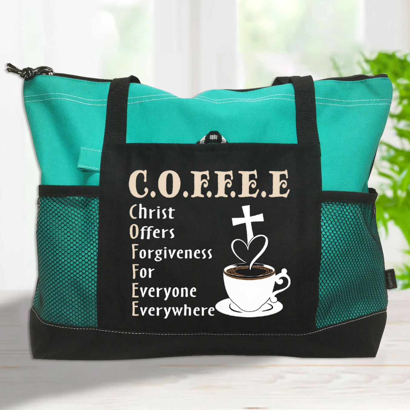 Christ Offers Forgiveness for Everyone Everywhere Tote Bag
