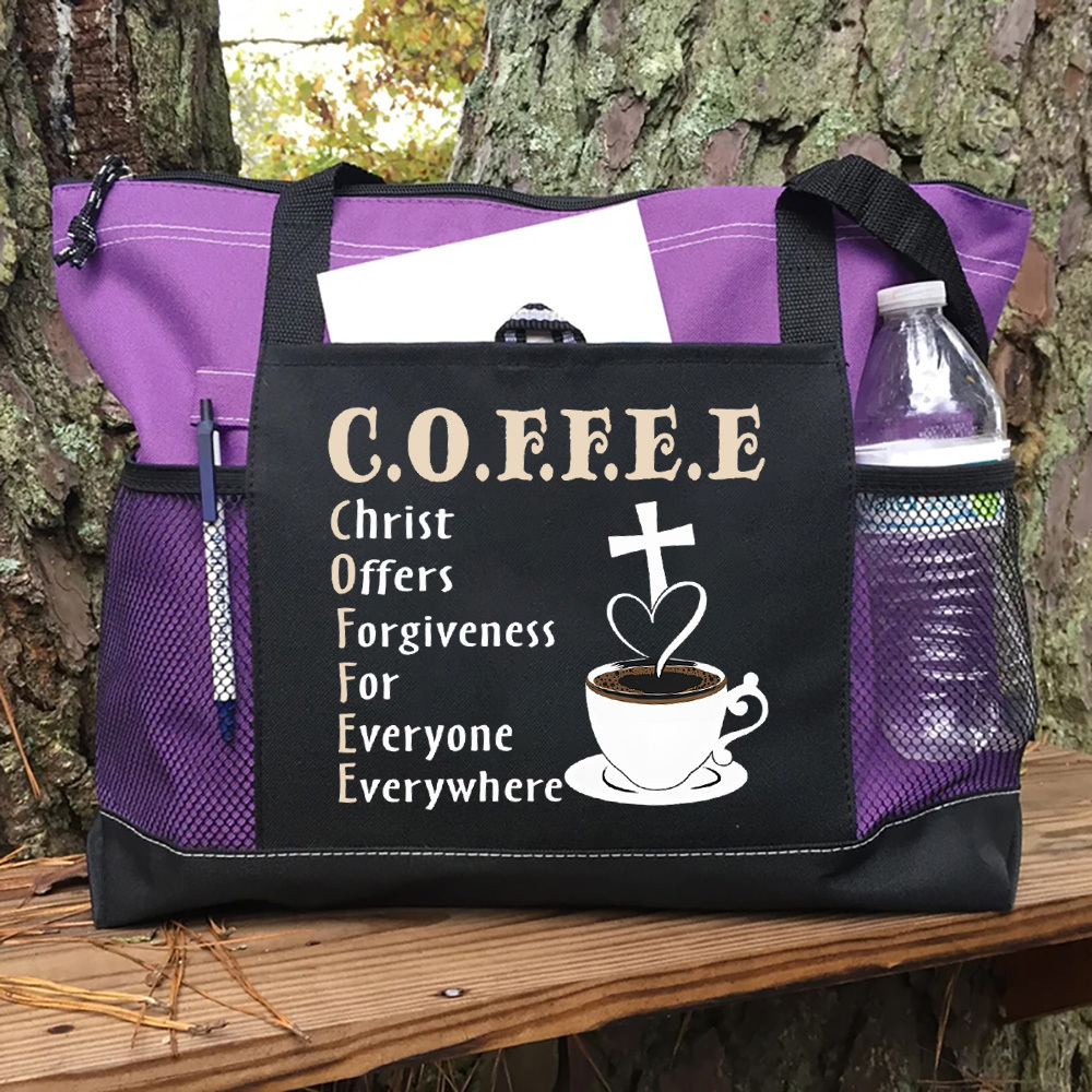 Christ Offers Forgiveness for Everyone Everywhere Tote Bag