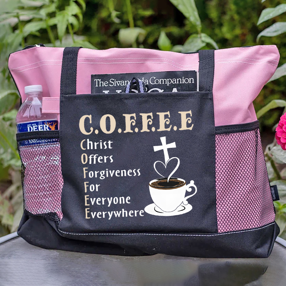 Christ Offers Forgiveness for Everyone Everywhere Tote Bag