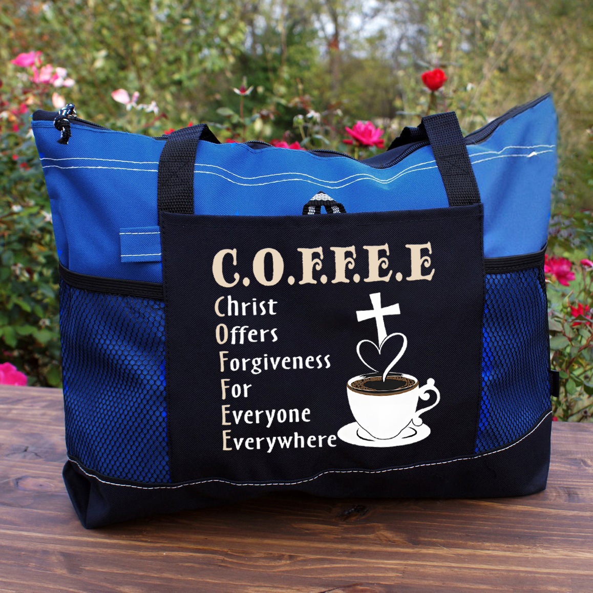 Christ Offers Forgiveness for Everyone Everywhere Tote Bag