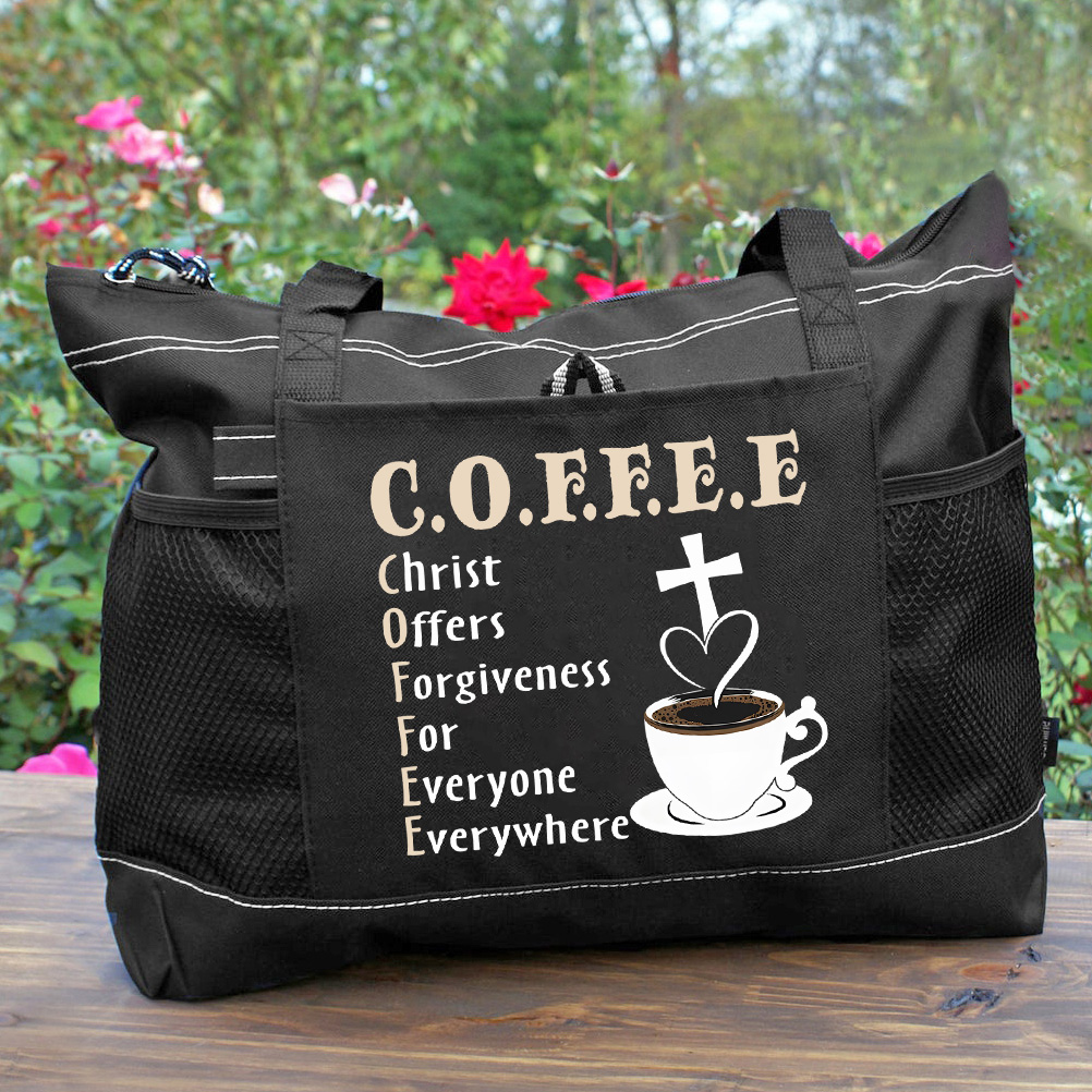 Christ Offers Forgiveness for Everyone Everywhere Tote Bag