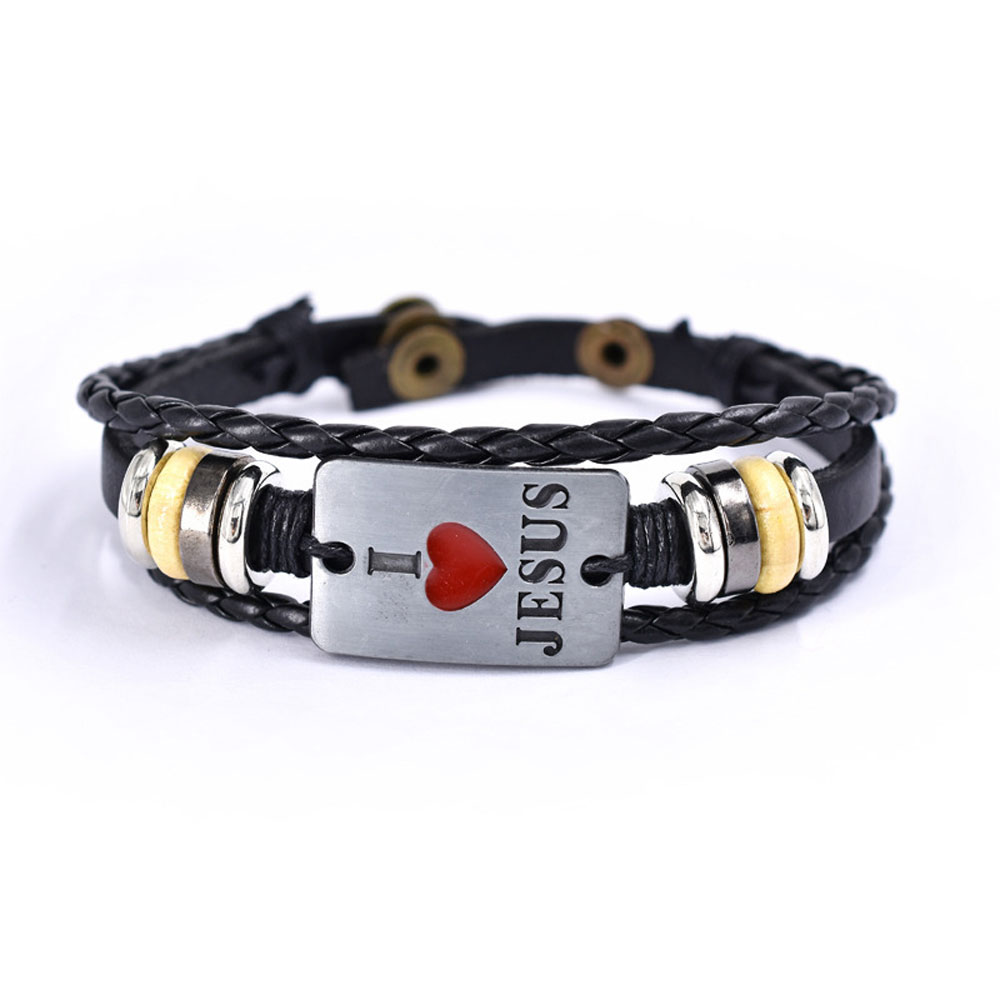 Christian I Love Jesus Bracelet Sale GuidingCross