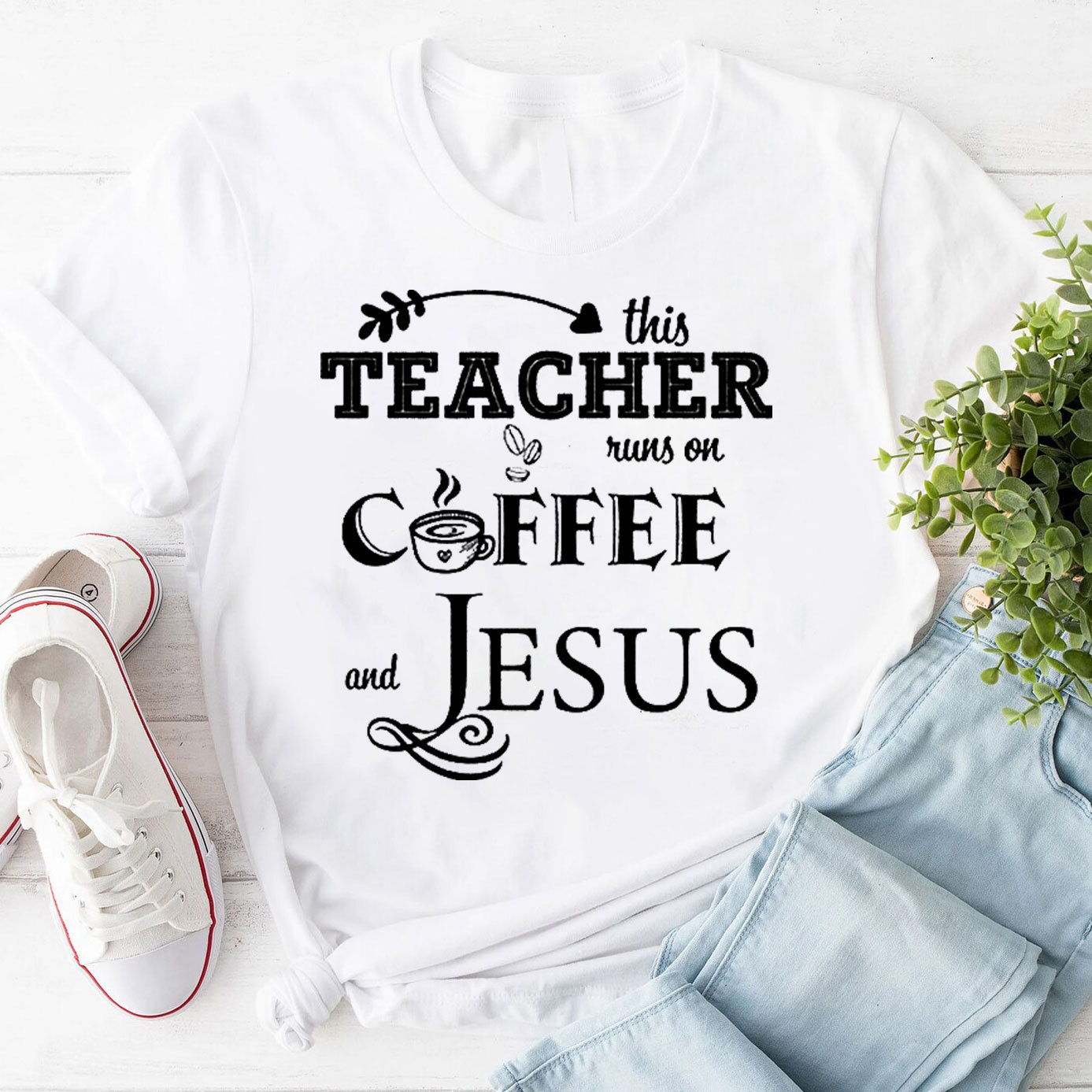 Christian Teacher Coffee T-Shirt