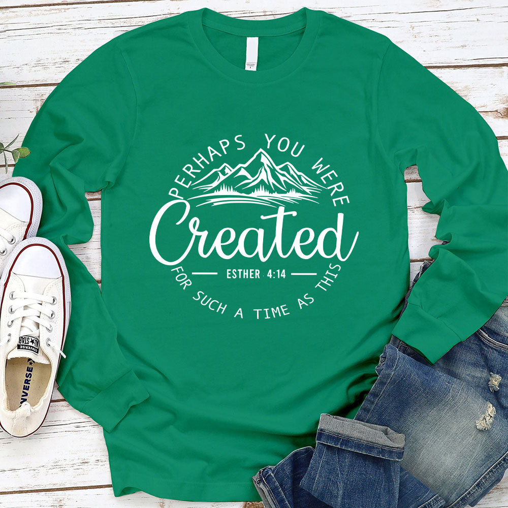 Created With A Purpose Unisex Long Sleeve Shirt