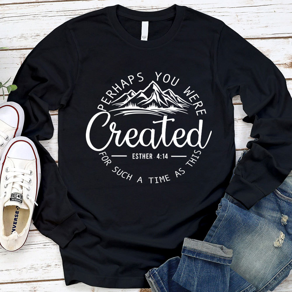 Created With A Purpose Unisex Long Sleeve Shirt