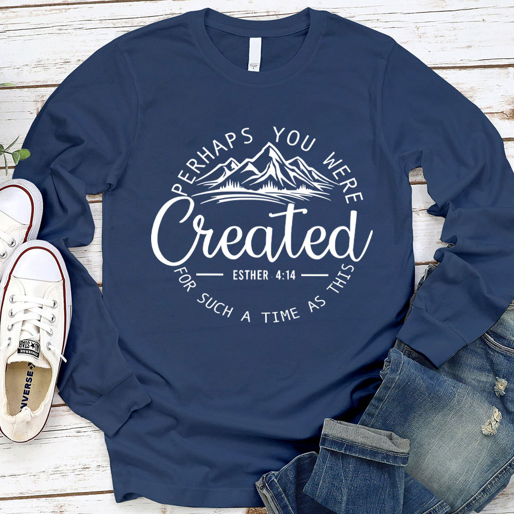 Created With A Purpose Unisex Long Sleeve Shirt