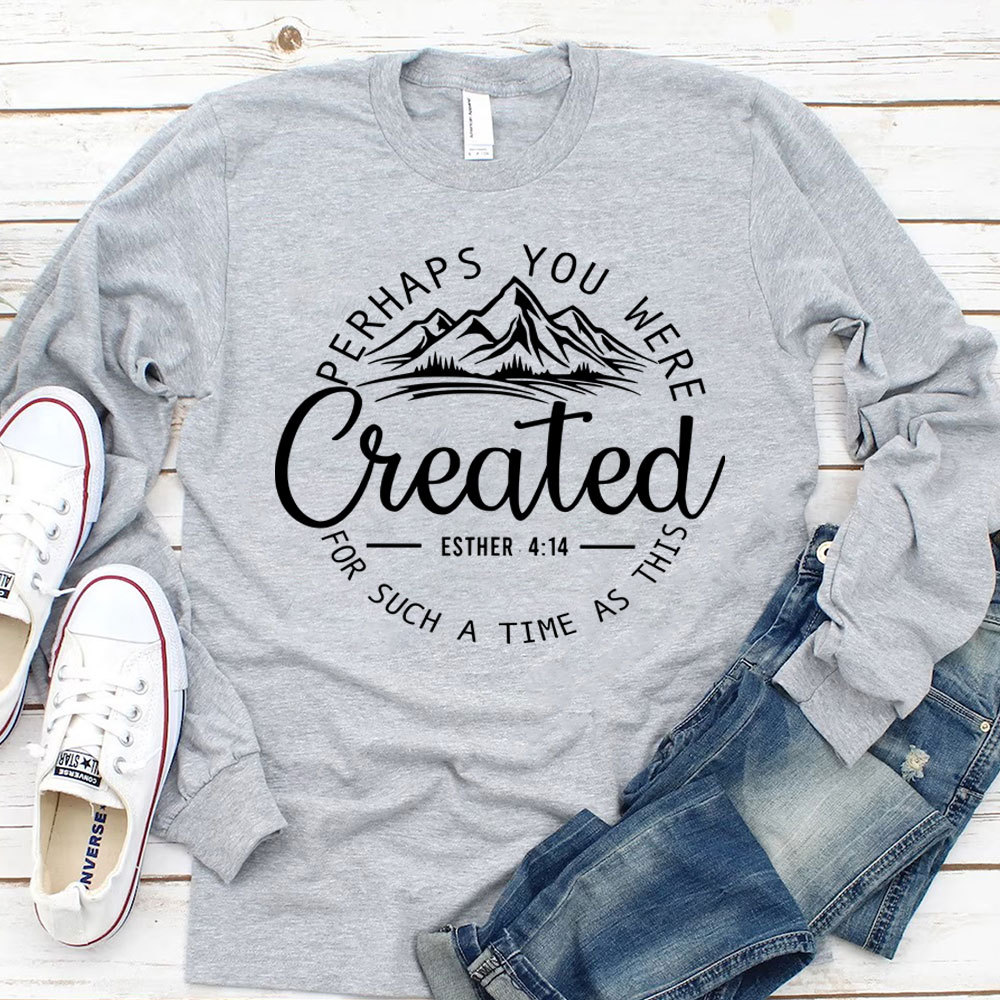 Created With A Purpose Unisex Long Sleeve Shirt