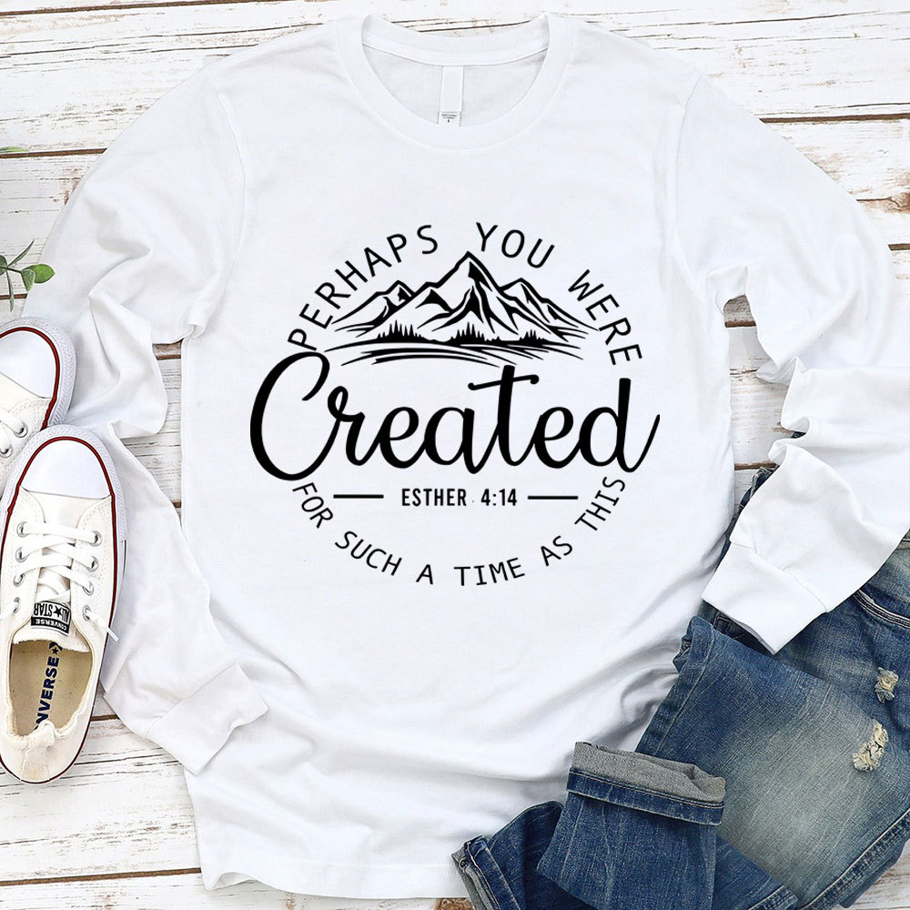 Created With A Purpose Unisex Long Sleeve Shirt