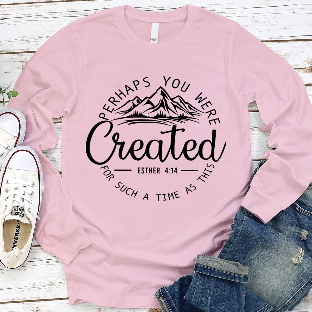 Created With A Purpose Unisex Long Sleeve Shirt