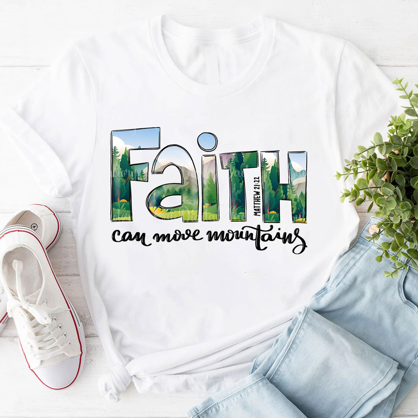 Faith Can Move Mountains T-Shirt