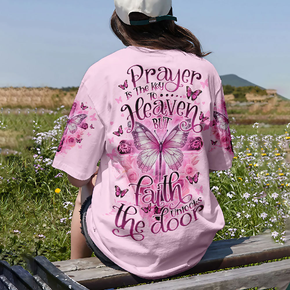 Faith Unlocks The Door All Over Print T-Shirt