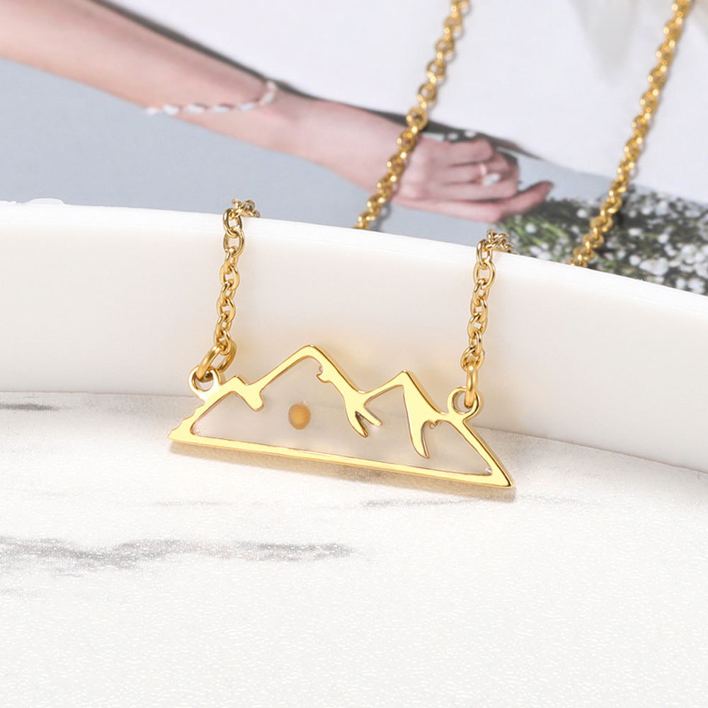 Faith over Mountains Necklace