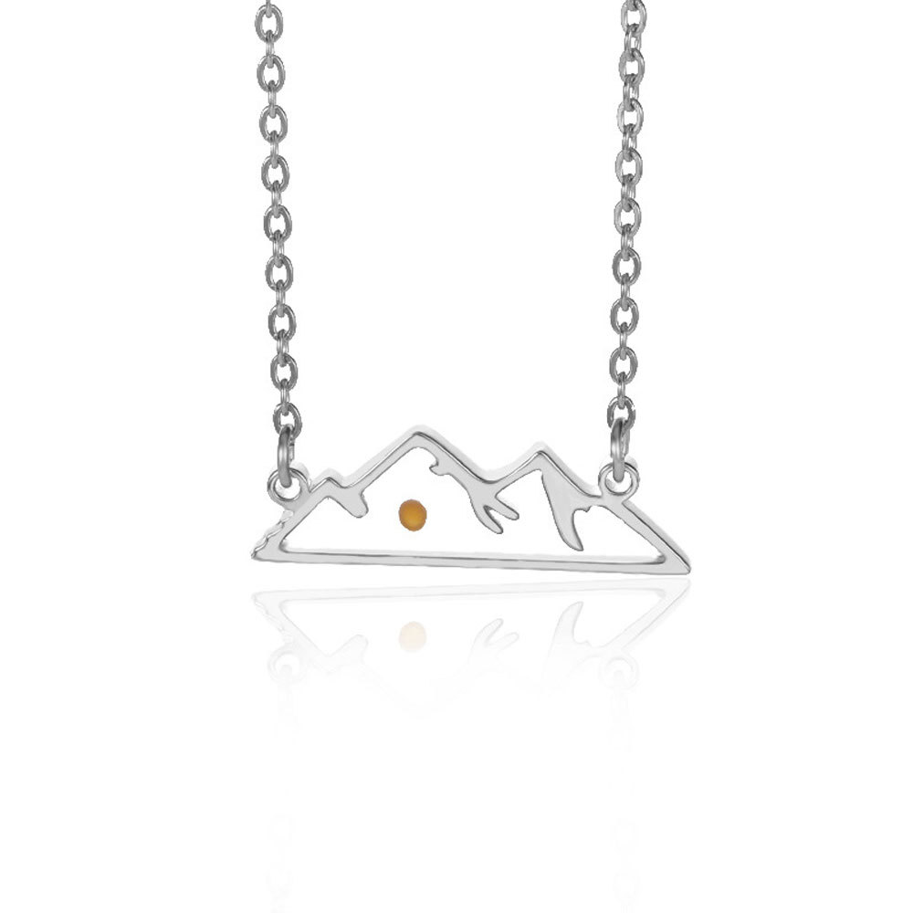Faith over Mountains Necklace