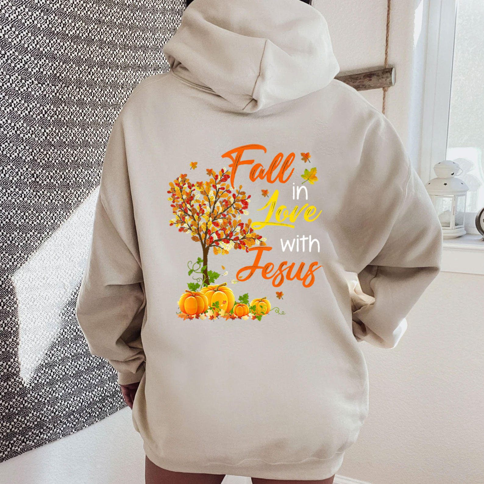 Fall In Love With Jesus Faith Hoodie