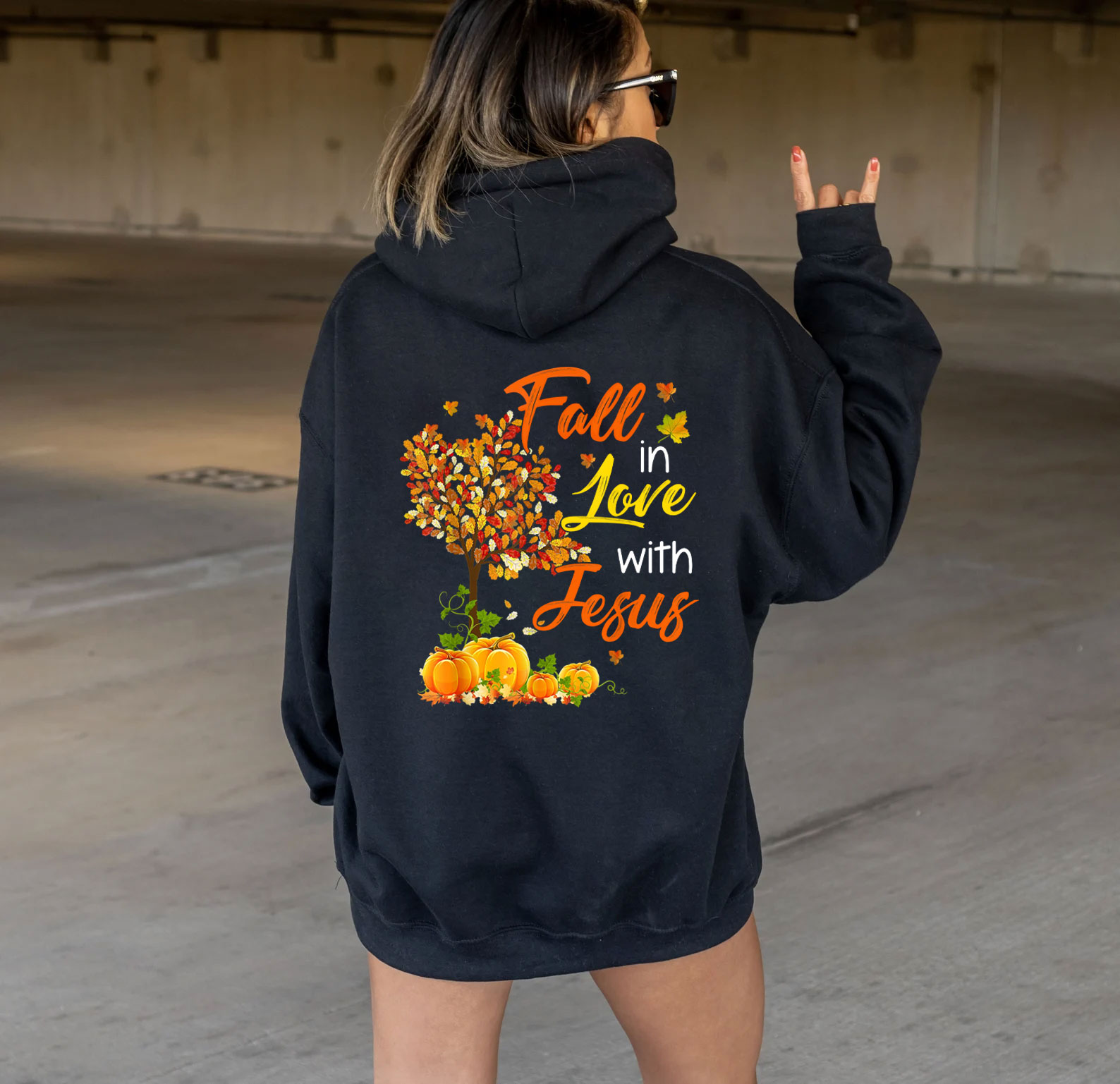 Fall In Love With Jesus Faith Hoodie