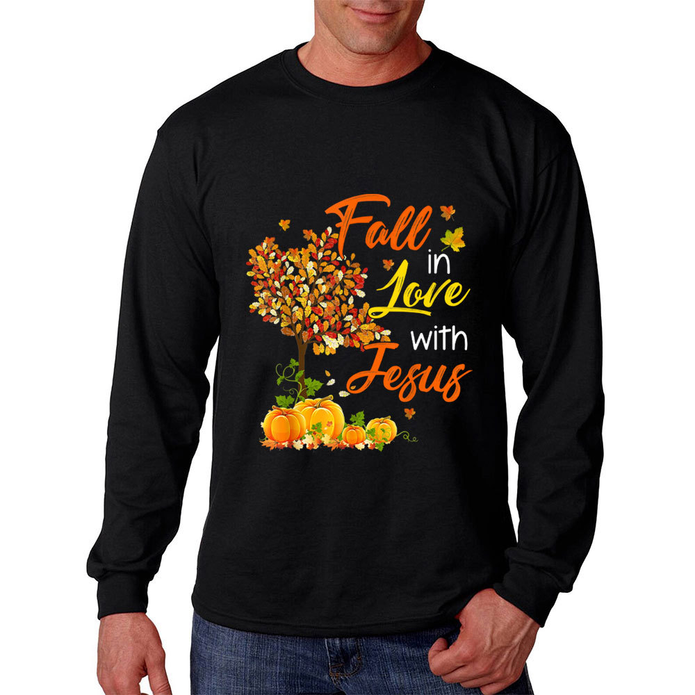 Fall In Love With Jesus Faith Long Sleeve T-Shirt
