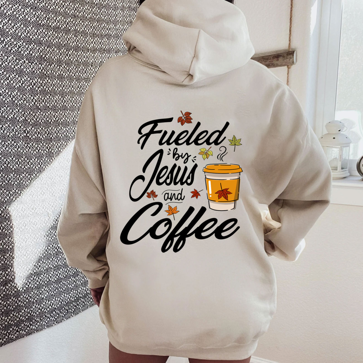 Fueled By Coffee And Jesus Thanksgiving Day Hoodie