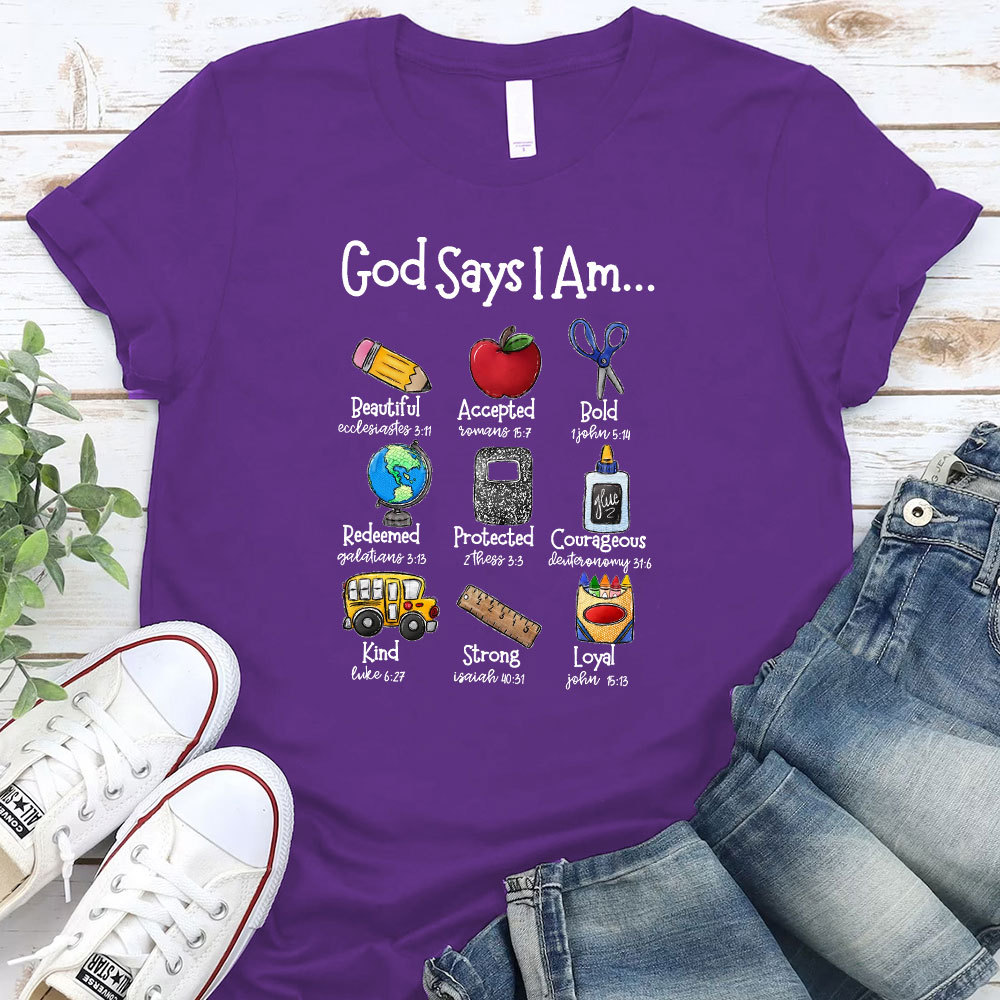 God Says I Am Faith T-Shirt