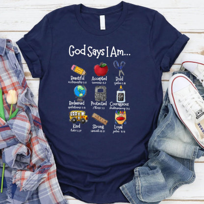 God Says I Am Faith T-Shirt