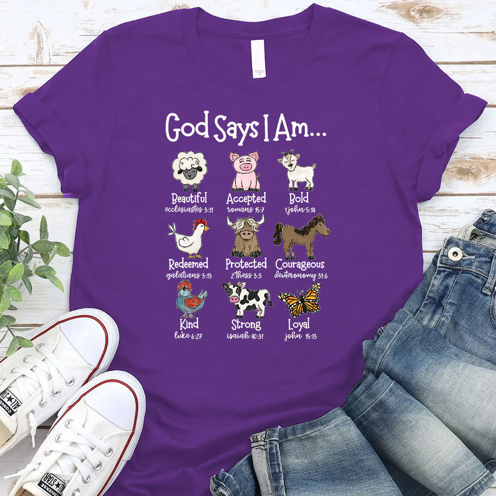 God Says I Am Faith Tee