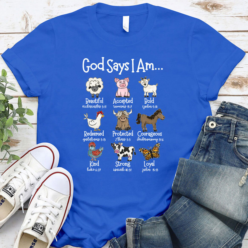 God Says I Am Faith Tee