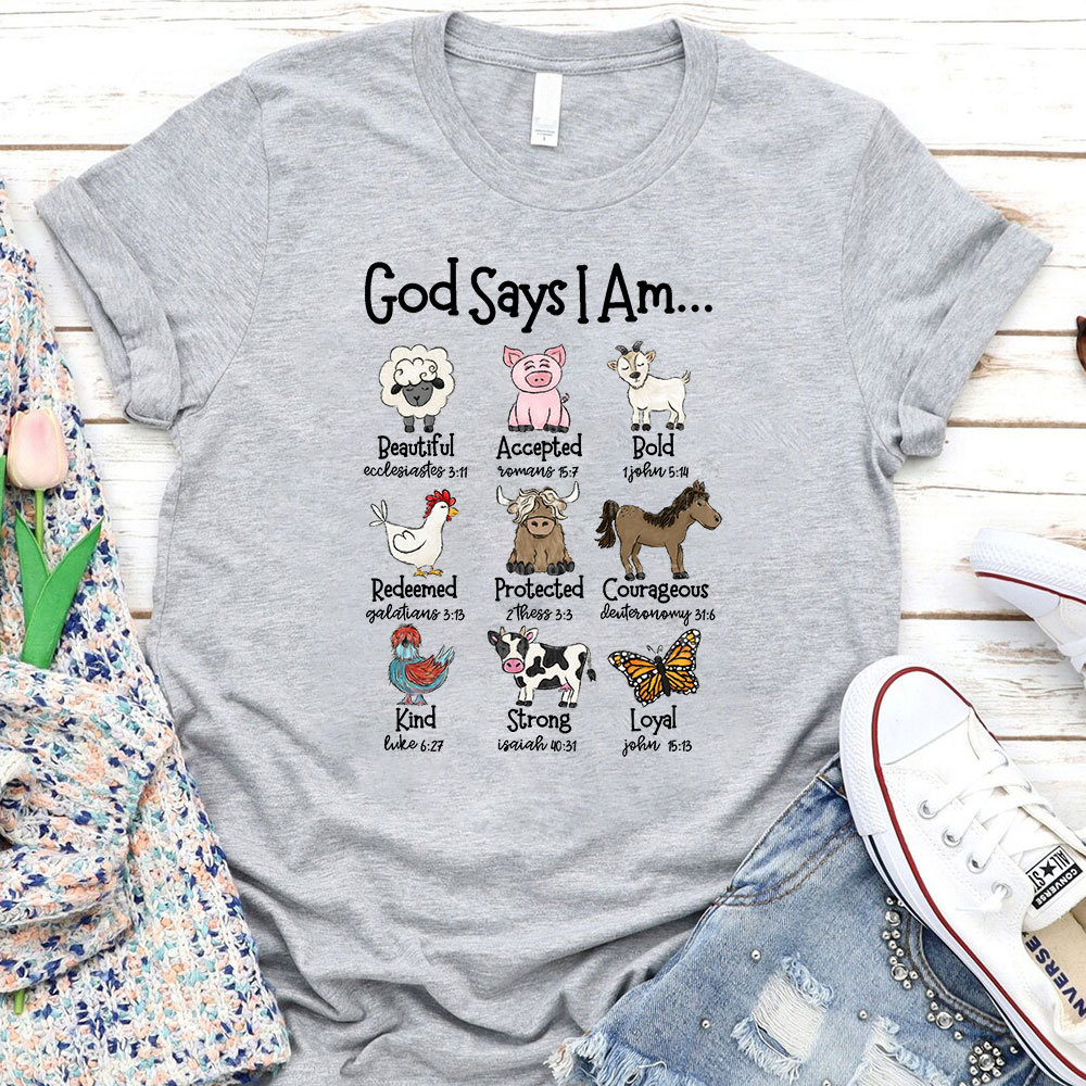 God Says I Am Faith Tee