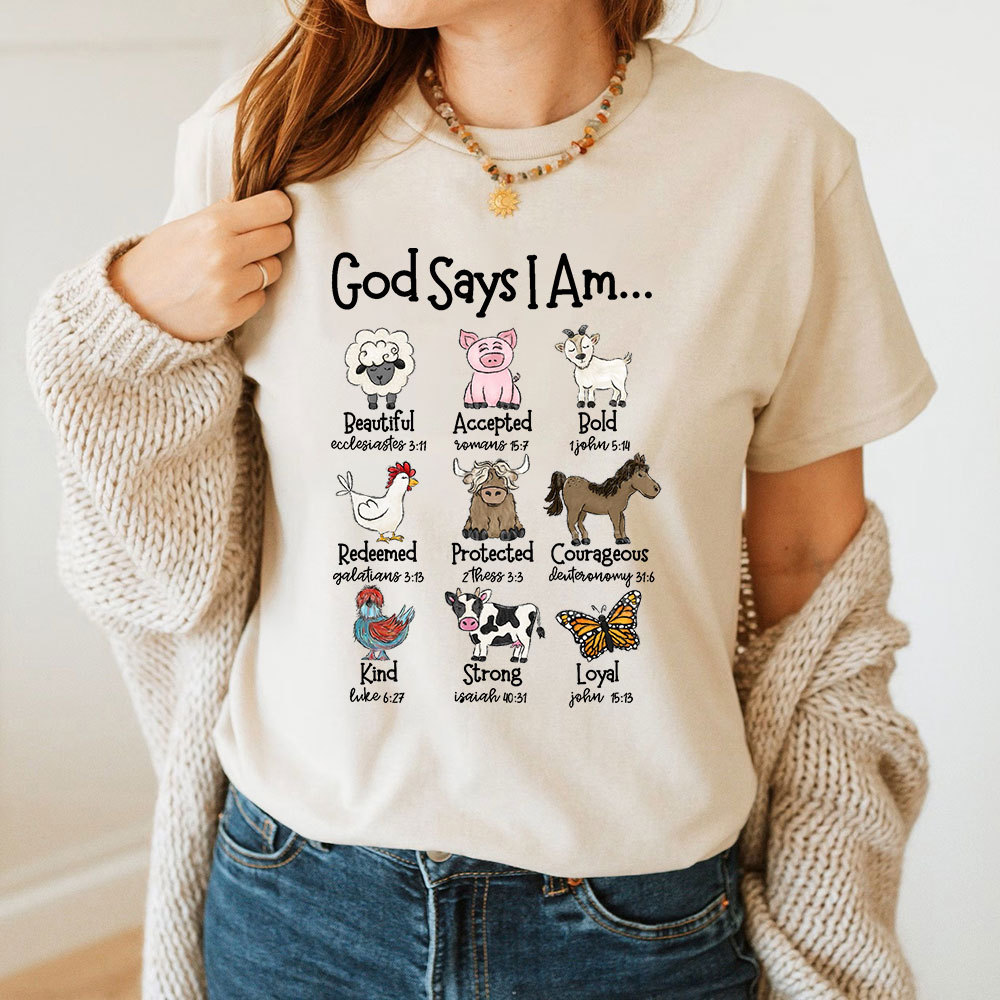 God Says I Am Faith Tee